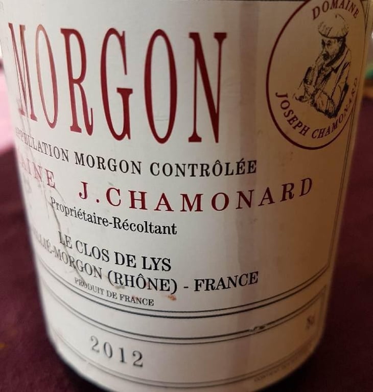 Morgon Le Clos de Lys - Domaine Chamonard - Jean-Claude, Jeanne & Geneviève Chanudet 