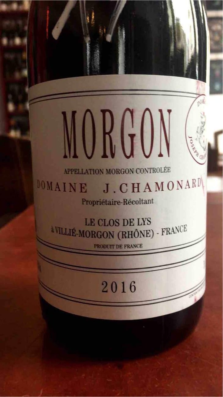 Morgon Le Clos de Lys - Domaine Chamonard - Jean-Claude, Jeanne & Geneviève Chanudet 
