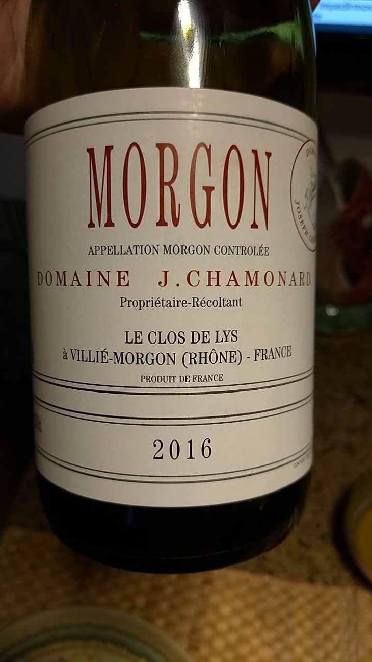 Morgon Le Clos de Lys - Domaine Chamonard - Jean-Claude, Jeanne & Geneviève Chanudet 