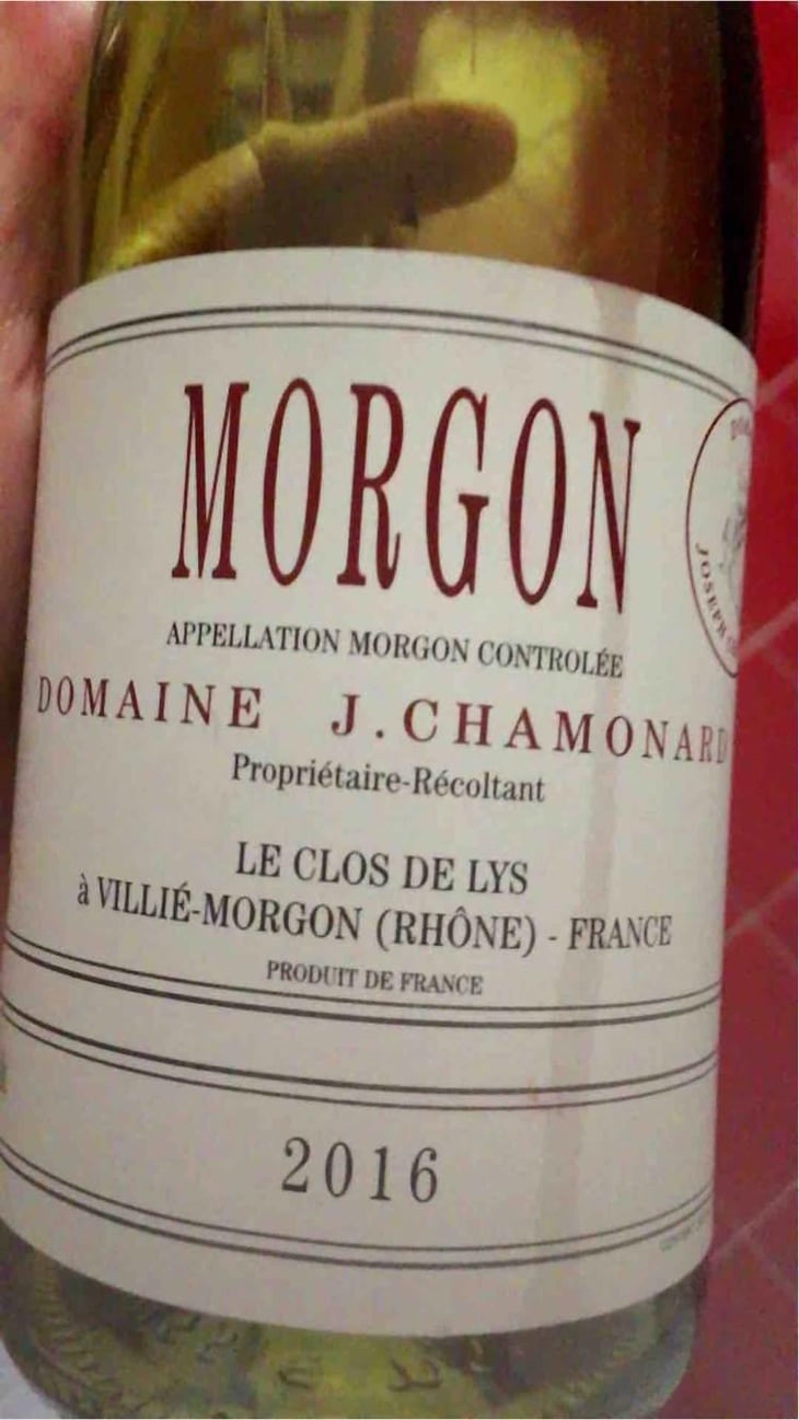 Morgon Le Clos de Lys - Domaine Chamonard - Jean-Claude, Jeanne & Geneviève Chanudet 