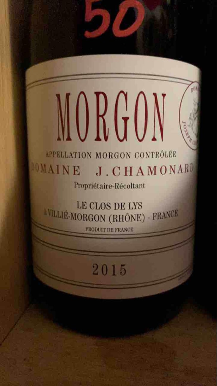 Morgon Le Clos de Lys - Domaine Chamonard - Jean-Claude, Jeanne & Geneviève Chanudet 