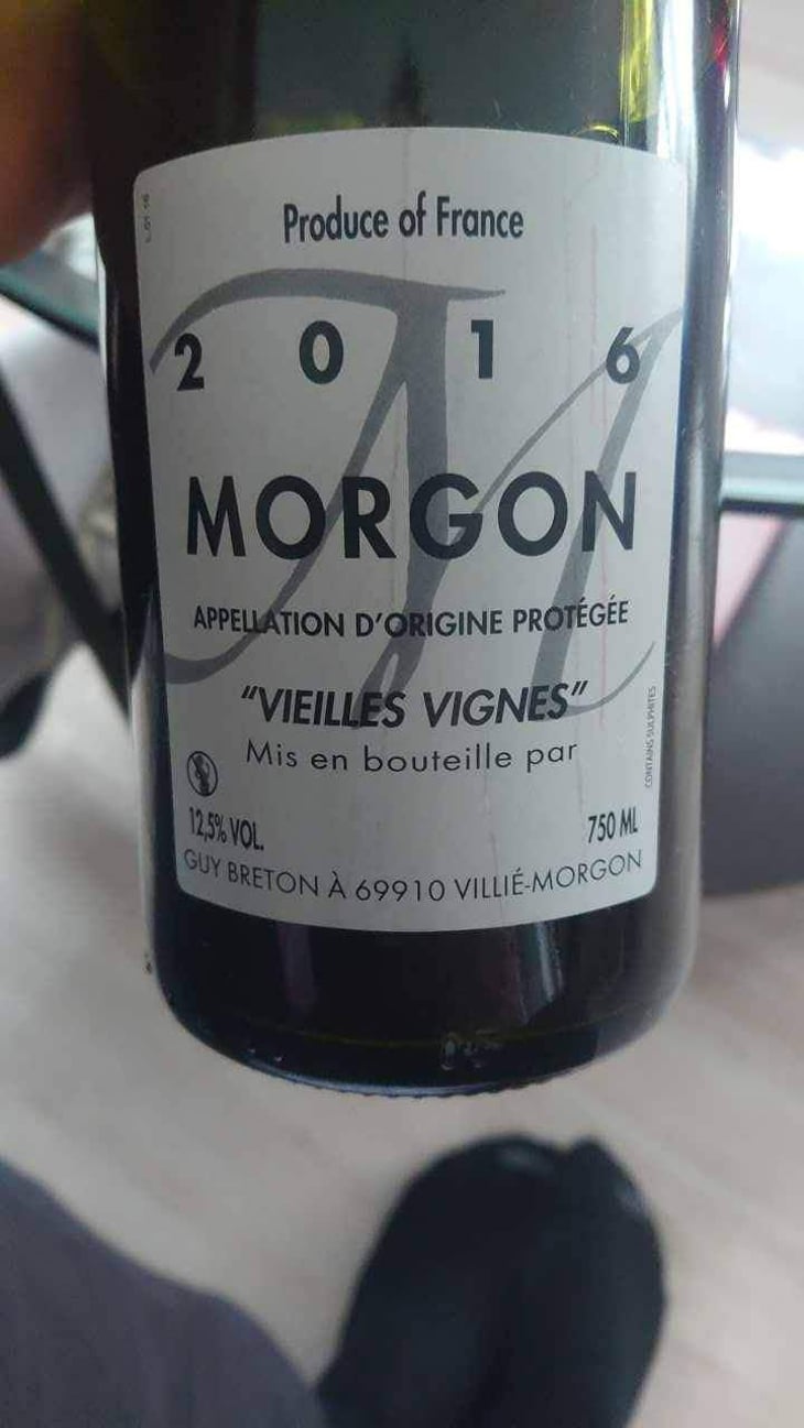 Morgon Vielles Vignes - Domaine Guy Breton - P'tit Max - Guy Breton 