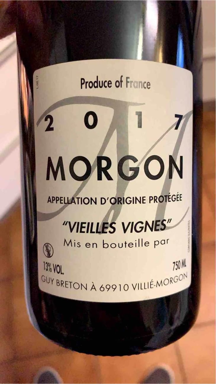 Morgon Vielles Vignes - Domaine Guy Breton - P'tit Max - Guy Breton 