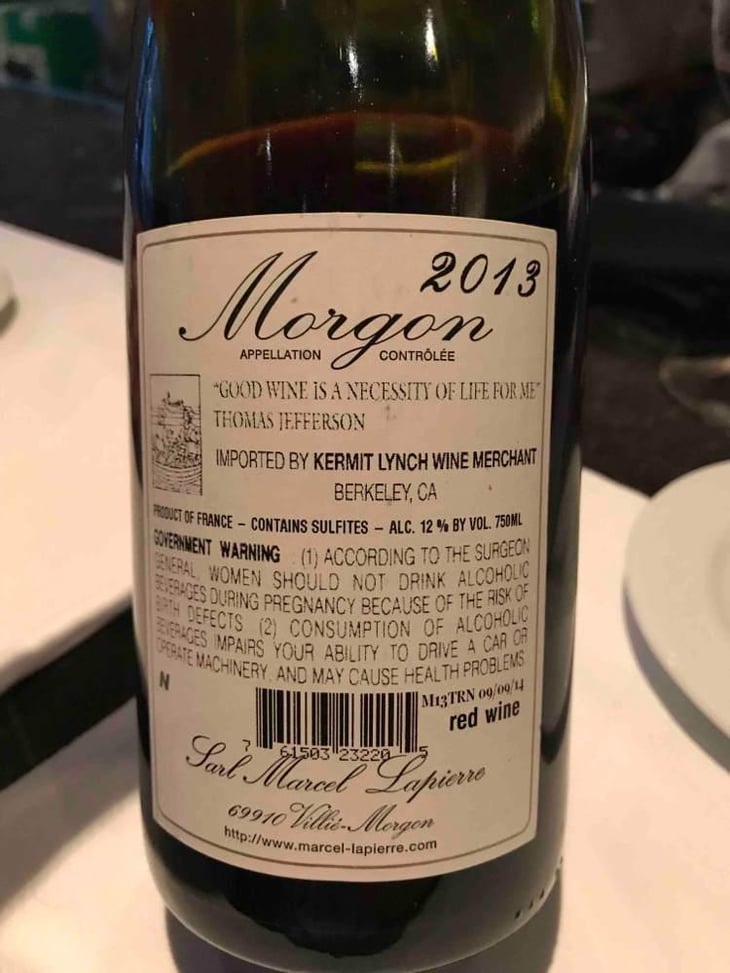 Morgon - Domaine Marcel Lapierre - Mathieu & Camille Lapierre 