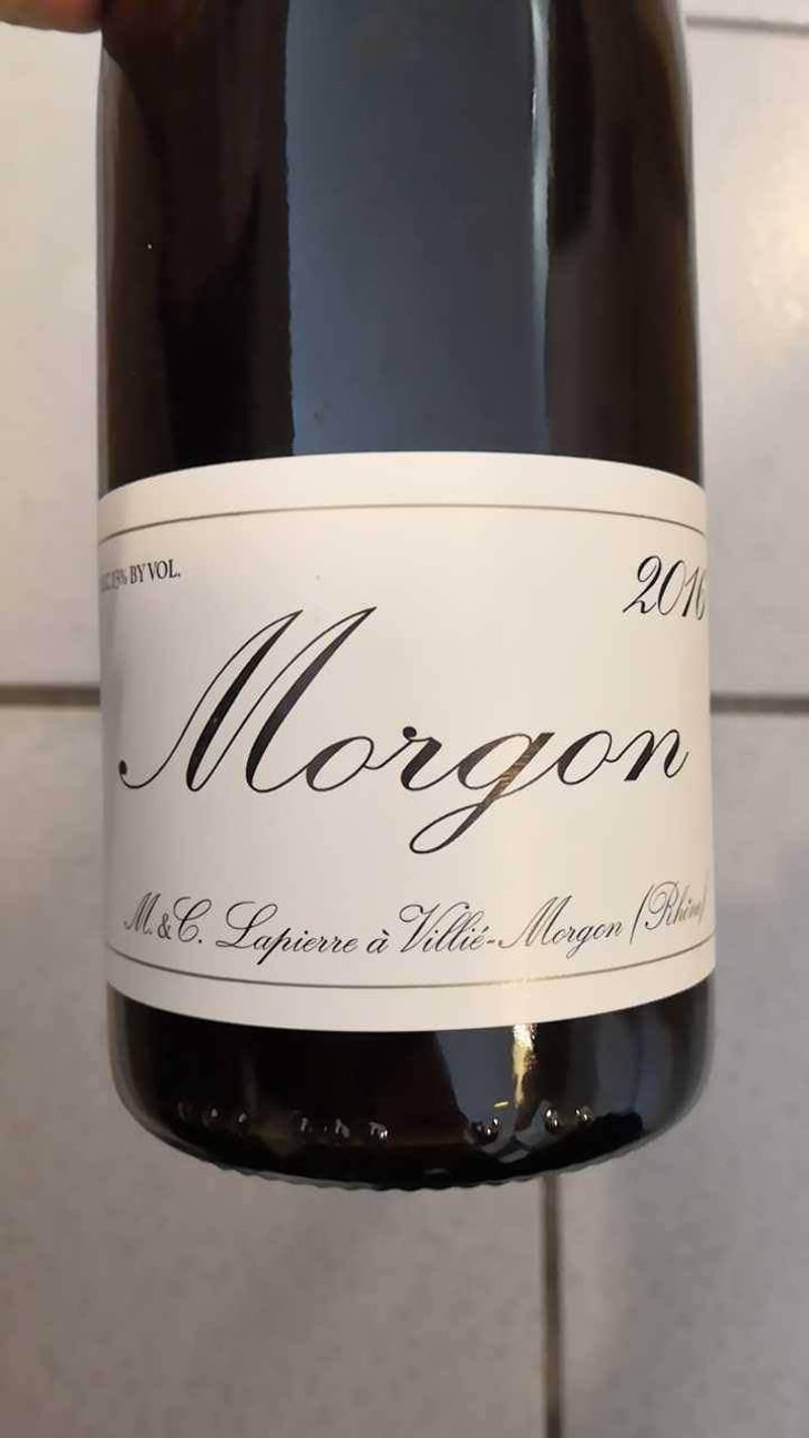Morgon - Domaine Marcel Lapierre - Mathieu & Camille Lapierre 