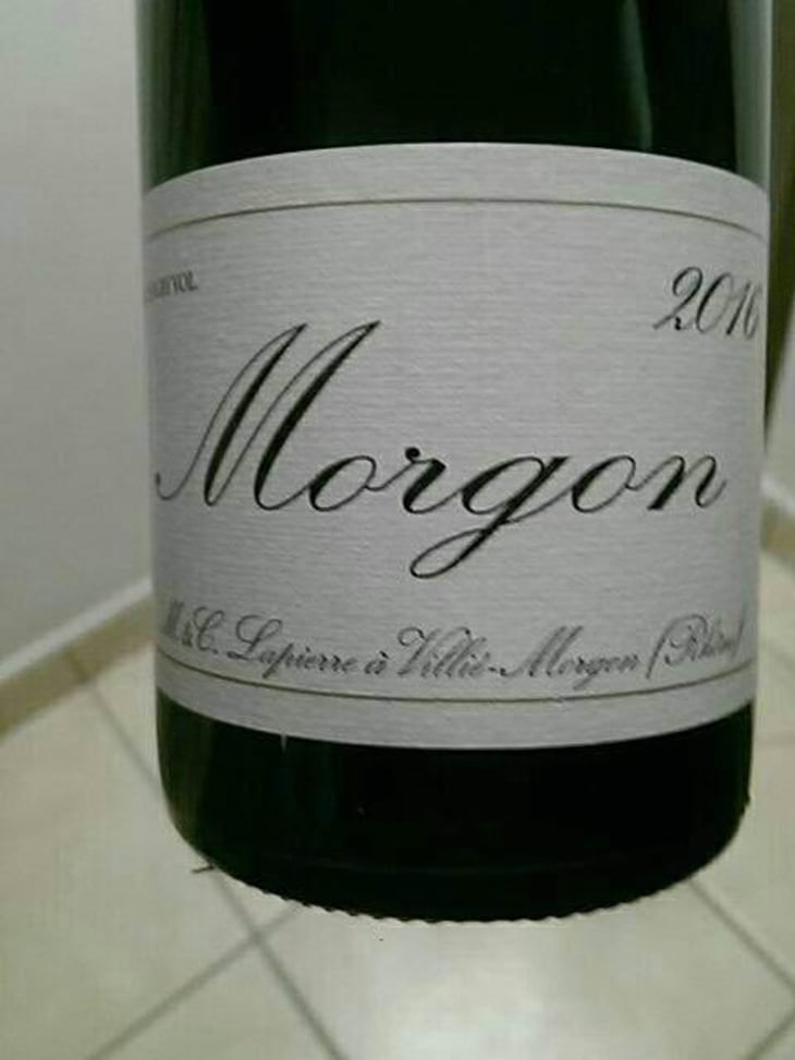 Morgon - Domaine Marcel Lapierre - Mathieu & Camille Lapierre 