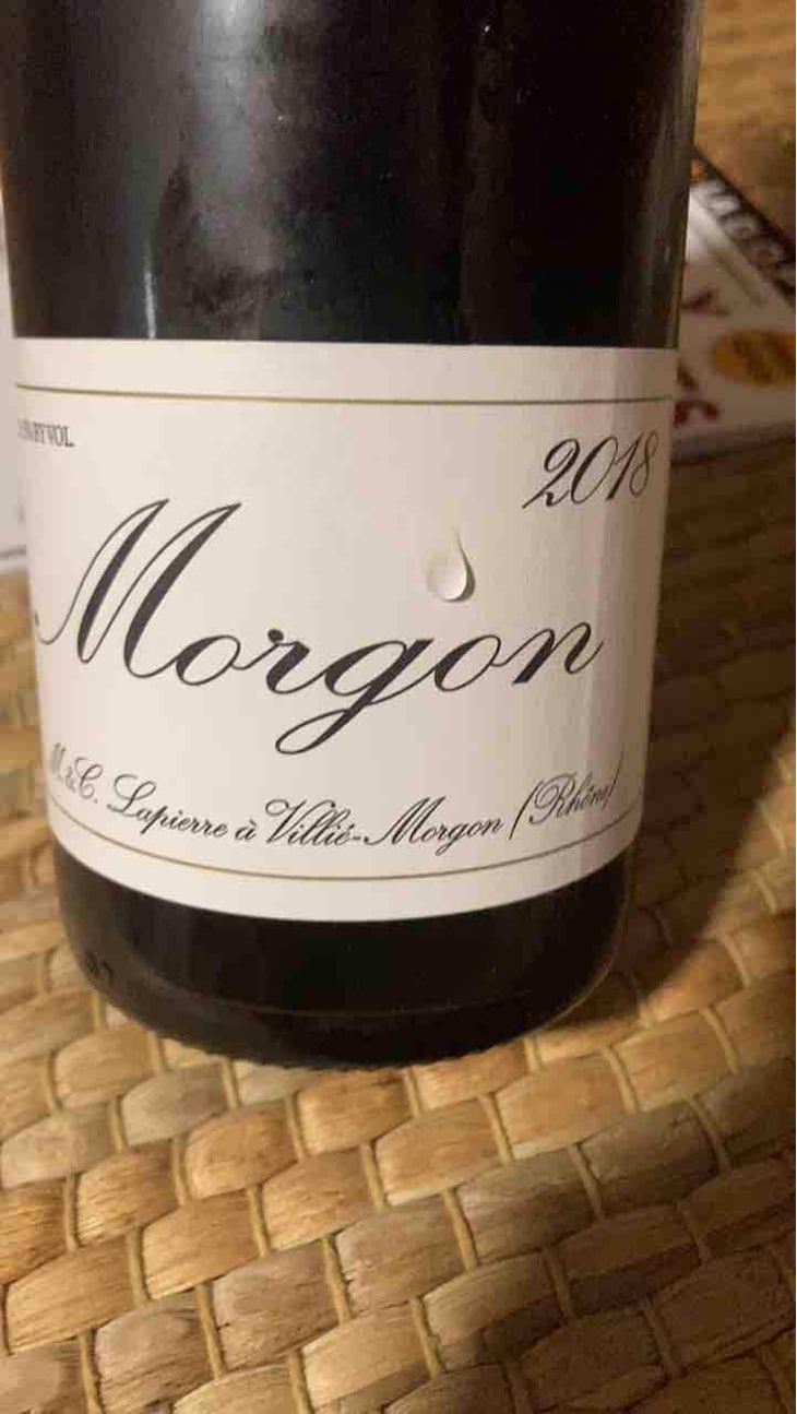 Morgon - Domaine Marcel Lapierre - Mathieu & Camille Lapierre 