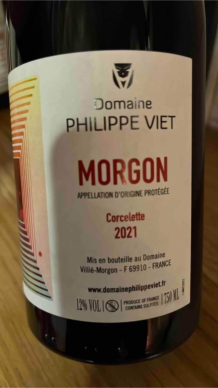 Morgon Corcelette - Domaine Philippe Viet - Philippe Viet -2021