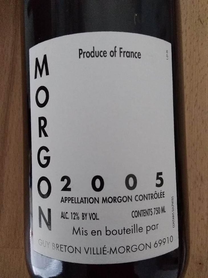 Morgon - Domaine Guy Breton - P'tit Max - Guy Breton 