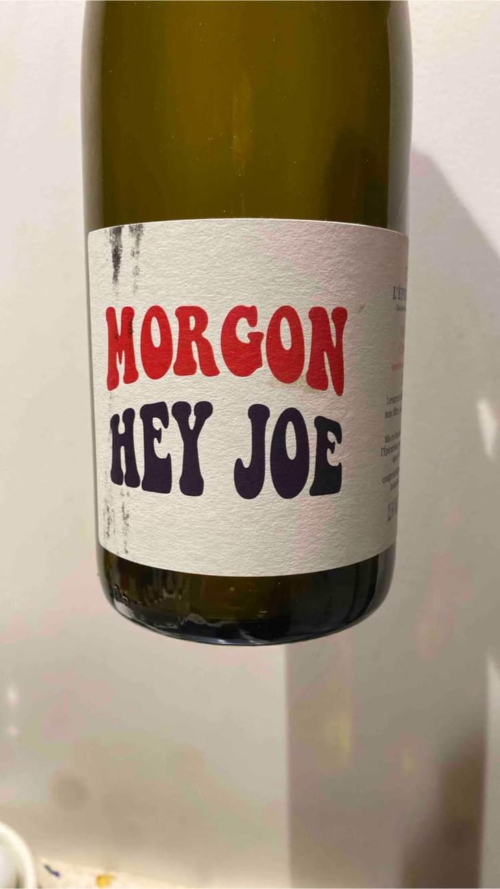 Morgon Hey Joe - Domaine de l'Épicurieux - Charlotte & Sébastien Congretel -2019