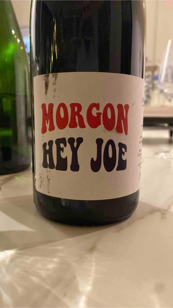 Morgon Hey Joe - Domaine de l'Épicurieux - Charlotte & Sébastien Congretel -2019
