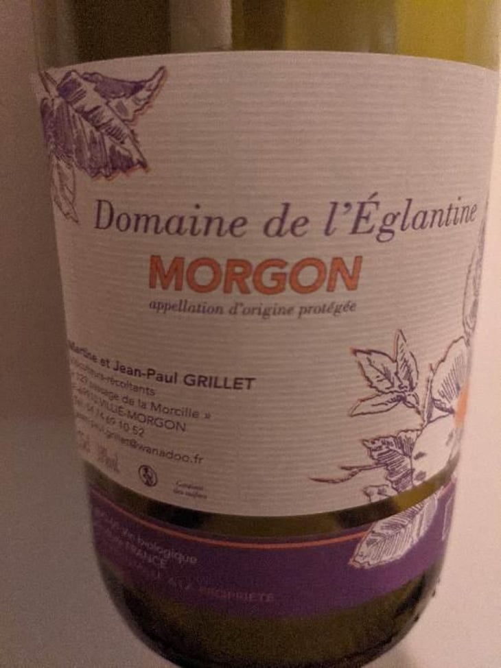 Morgon - Domaine De L'Eglantine - Martine et Jean-Paul Grillet 