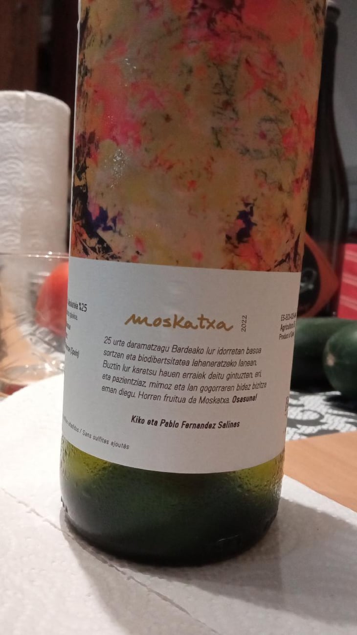 Moskatxa - Bardea Etxaldea - Kiko & Pablo Fernandez Salinas -2022