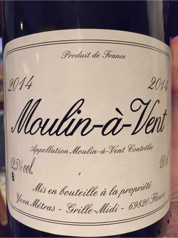 Moulin-à-Vent - Domaine Métras - Yvon Métras 