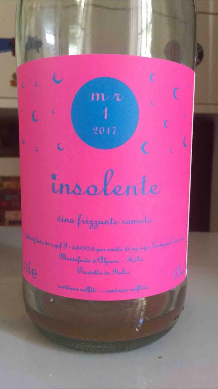 Vino Frizzante Ramato - Insolente Vini - Luca Elettri 