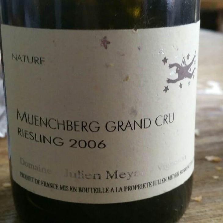 Muenchberg Grand Cru Riesling - Domaine Julien Meyer - Patrick Meyer 