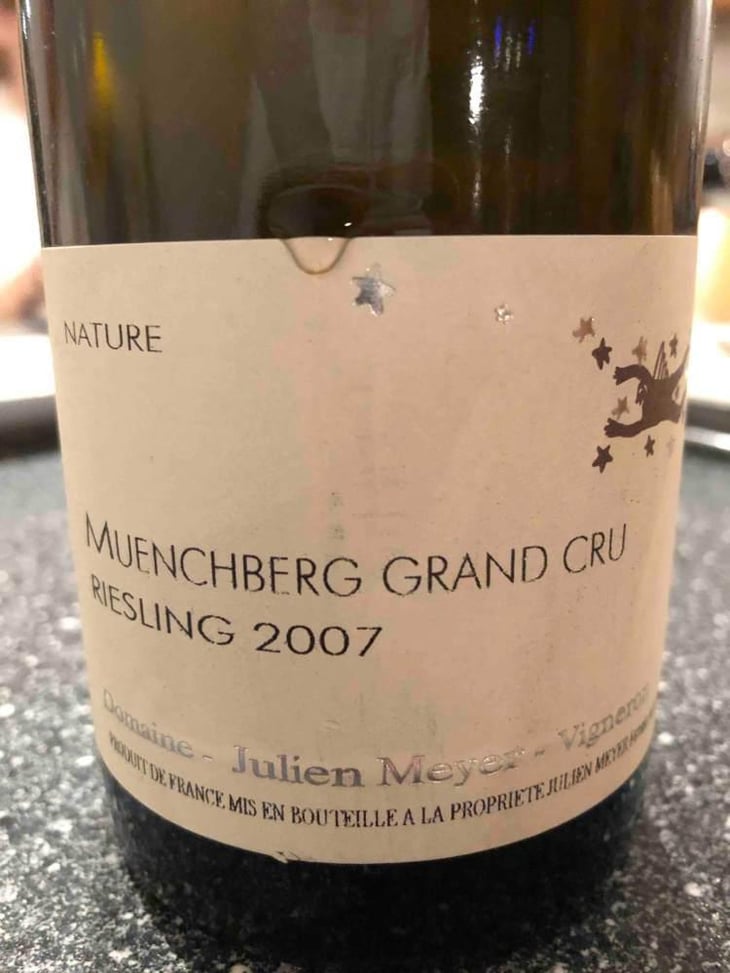 Muenchberg Grand Cru Riesling - Domaine Julien Meyer - Patrick Meyer 