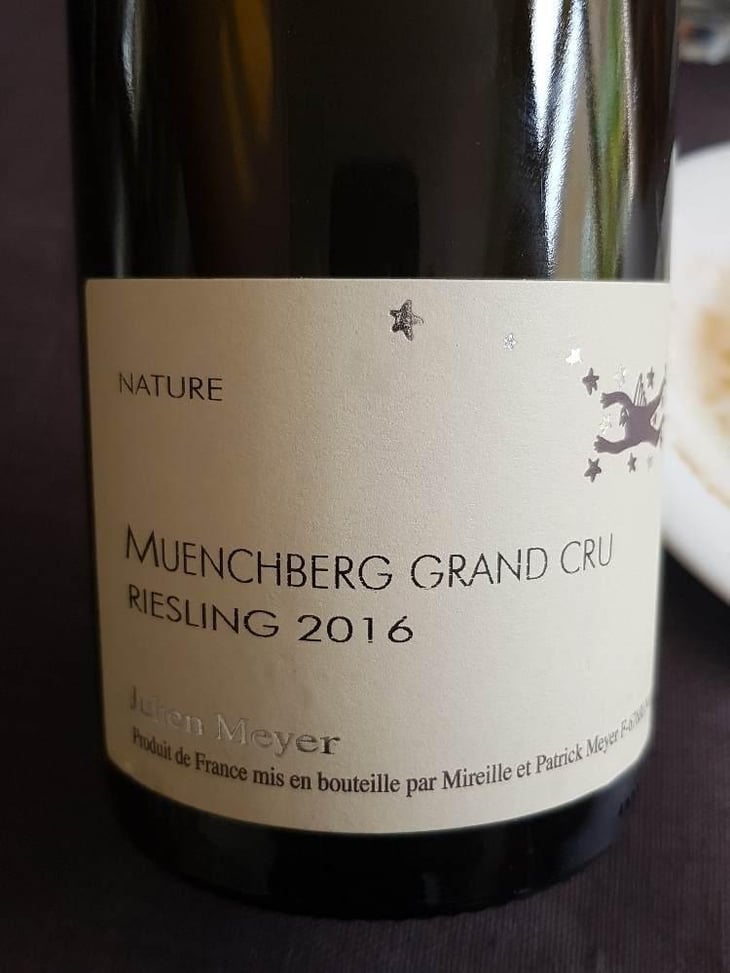 Muenchberg Grand Cru Riesling - Domaine Julien Meyer - Patrick Meyer 