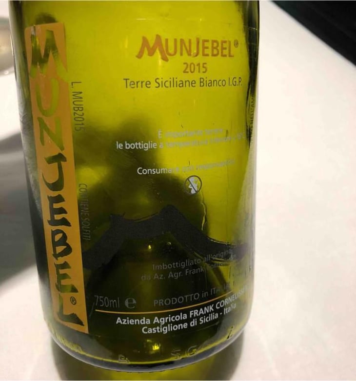 MunJebel Bianco "Classico" - Azienda Agricola Frank Cornelissen - Frank Cornelissen 