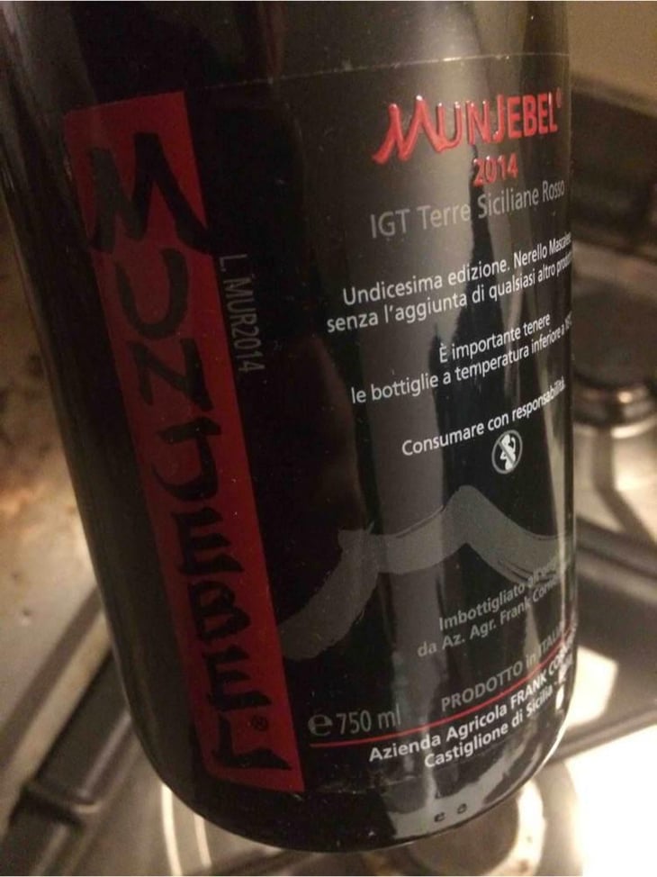 MunJebel Rosso - Azienda Agricola Frank Cornelissen - Frank Cornelissen 
