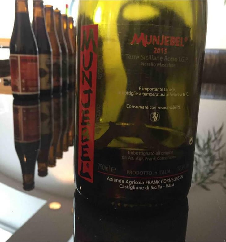 MunJebel Rosso - Azienda Agricola Frank Cornelissen - Frank Cornelissen 