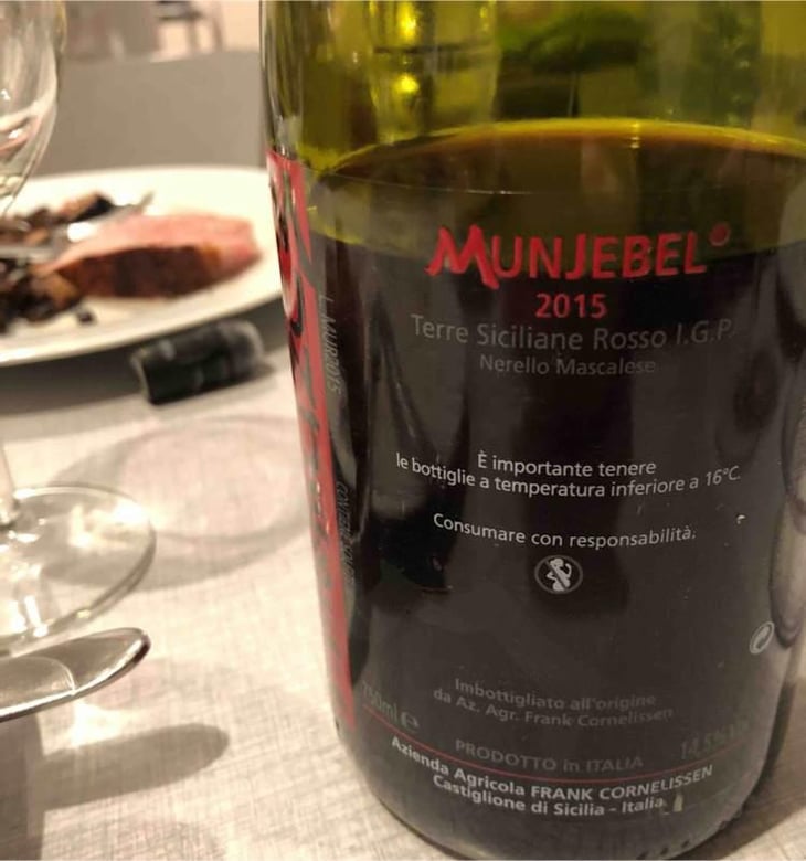 MunJebel Rosso - Azienda Agricola Frank Cornelissen - Frank Cornelissen 