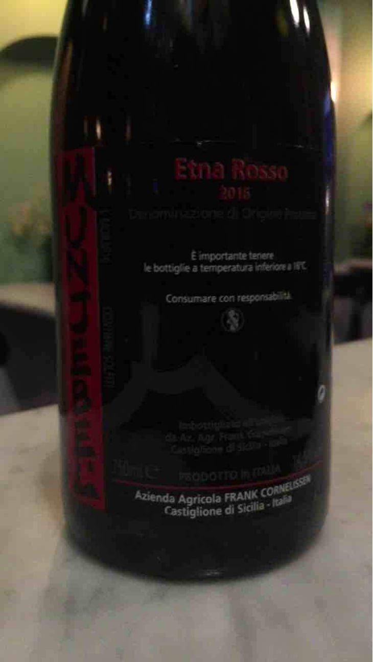 MunJebel Rosso - Azienda Agricola Frank Cornelissen - Frank Cornelissen 