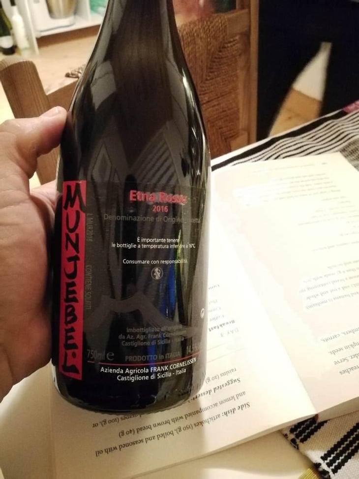 MunJebel Rosso - Azienda Agricola Frank Cornelissen - Frank Cornelissen 