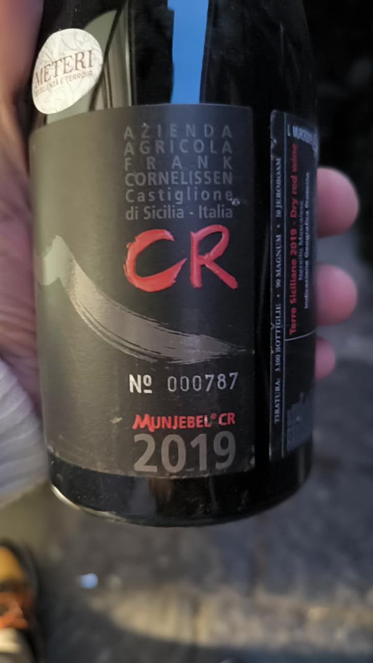 MunJebel Rosso CR (contrada Campo Re) - Azienda Agricola Frank Cornelissen - Frank Cornelissen 