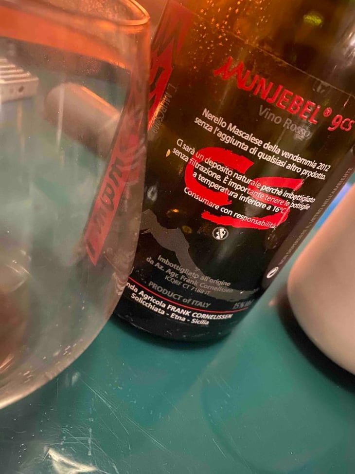 MunJebel Rosso CS (contrada Zottorinoto – Chiusa Spagnolo) - Azienda Agricola Frank Cornelissen - Frank Cornelissen 