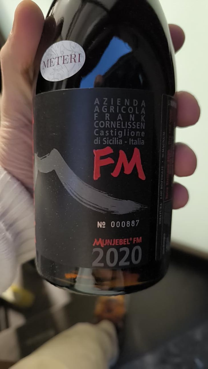 MunJebel Rosso FM (contrada Feudo di Mezzo – sottana) - Azienda Agricola Frank Cornelissen - Frank Cornelissen 