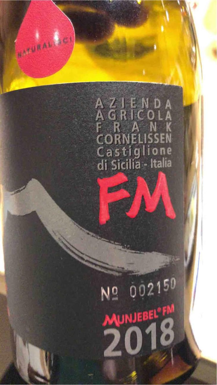 MunJebel Rosso FM (contrada Feudo di Mezzo – sottana) - Azienda Agricola Frank Cornelissen - Frank Cornelissen 