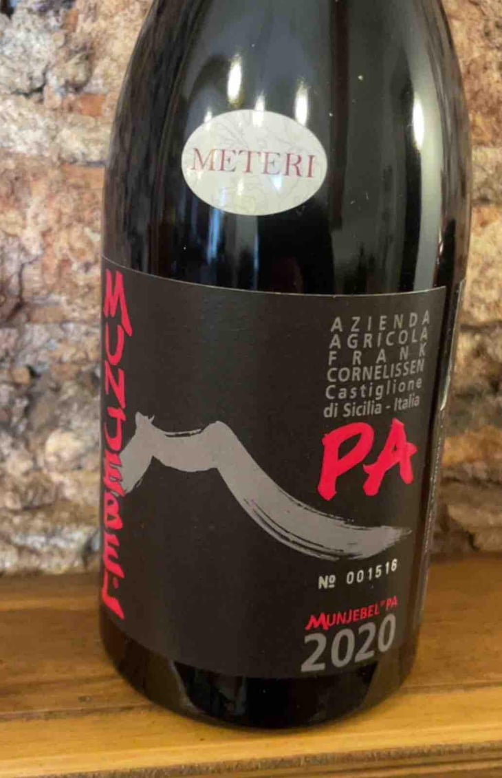 MunJebel Rosso PA (contrada Feudo di Mezzo – Porcaria) - Azienda Agricola Frank Cornelissen - Frank Cornelissen 