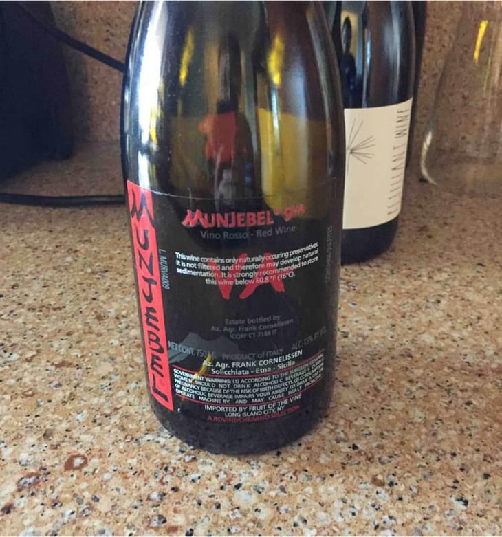 MunJebel Rosso VA (Cuvée Vigne Alte) - Azienda Agricola Frank Cornelissen - Frank Cornelissen 
