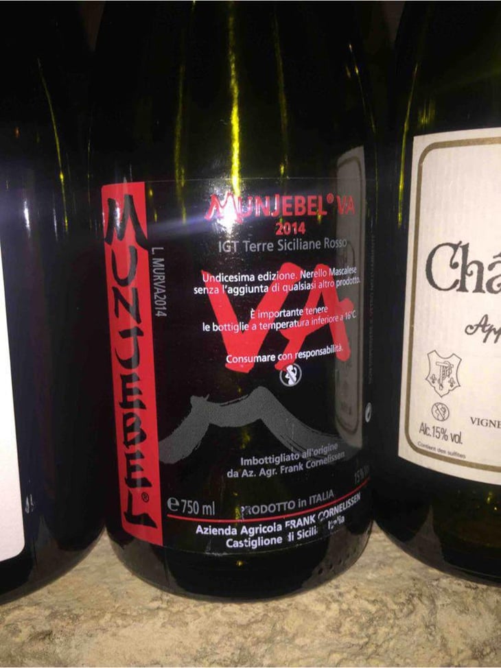 MunJebel Rosso VA (Cuvée Vigne Alte) - Azienda Agricola Frank Cornelissen - Frank Cornelissen 