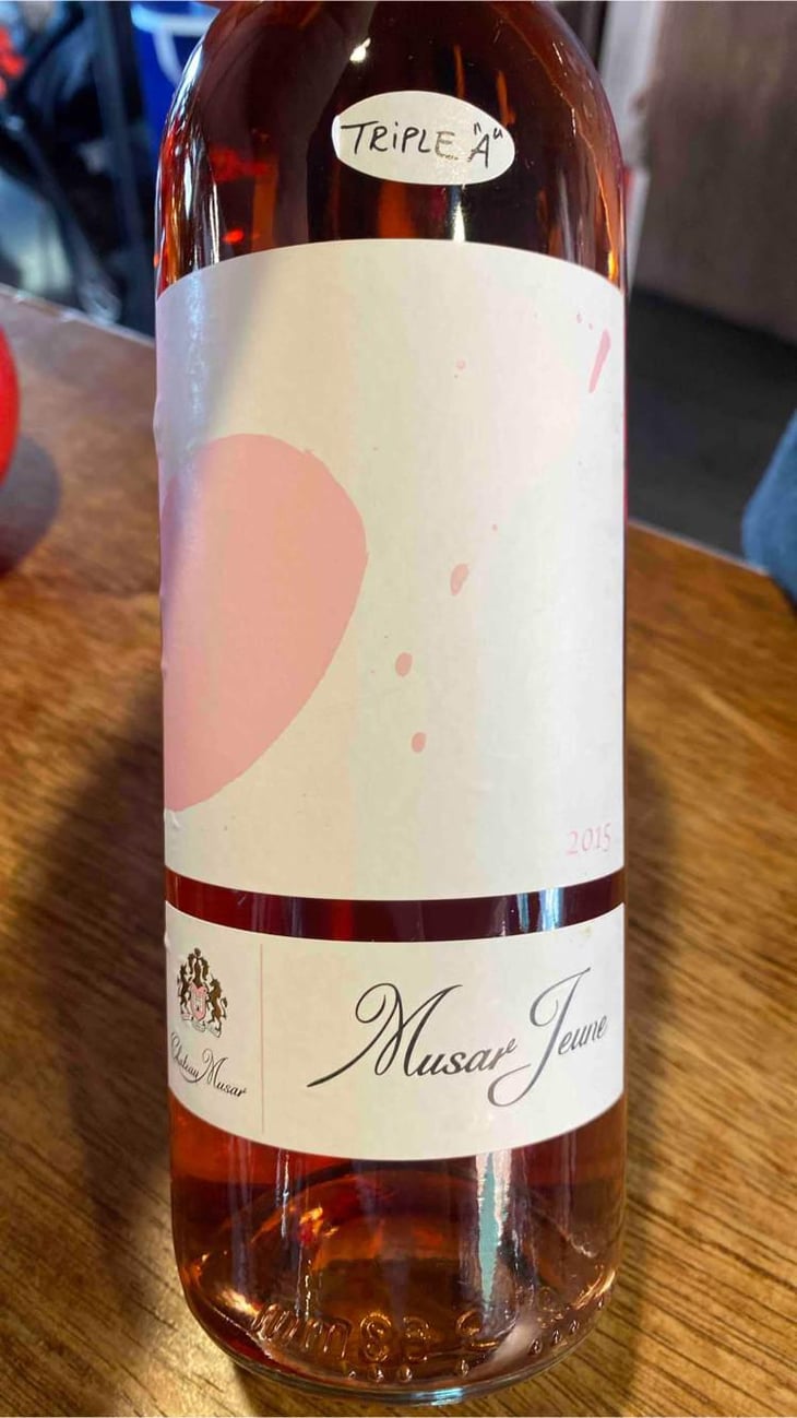 Musar Jeune Rosé - Chateau Musar - Ronald Hochar -2015