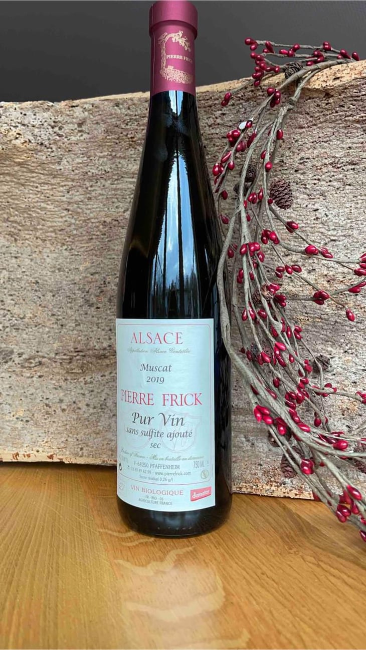 Muscat - Domaine Pierre Frick - Jean-Pierre, Chantal et Thomas Frick -2019
