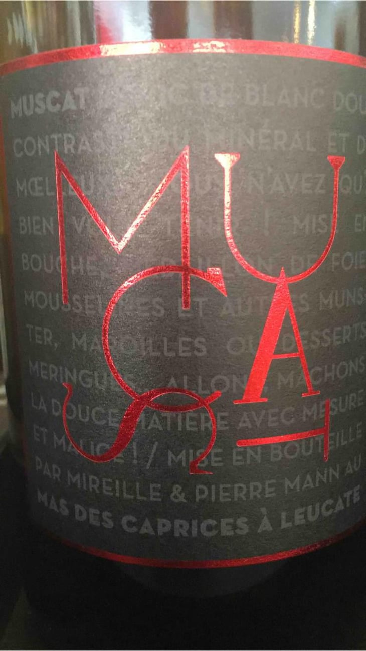 Muscat (Blanc de Blanc Doux) - Mas des Caprices - Mireille & Pierre Mann 