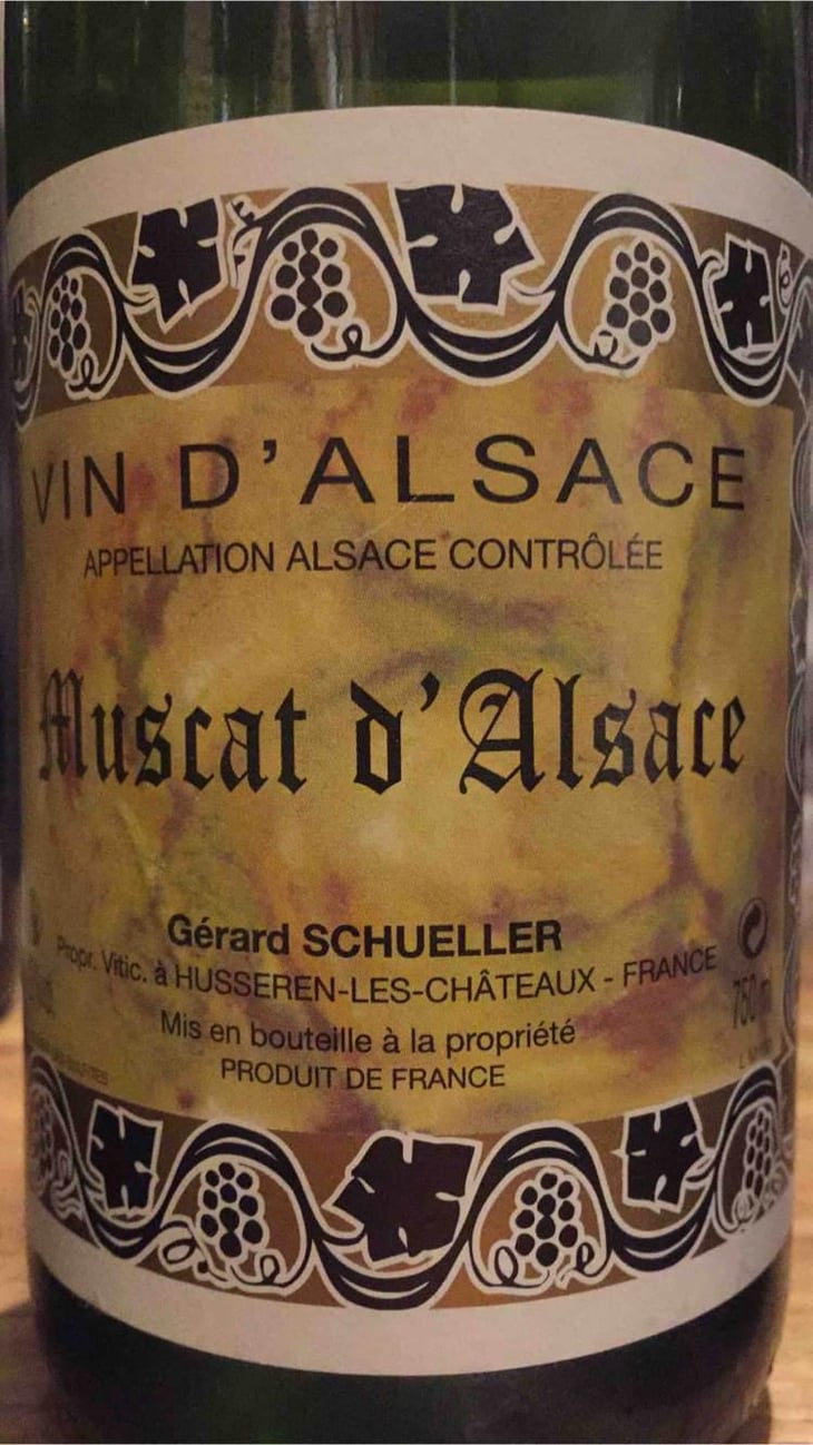 Muscat d’Alsace - Gérard Schueller & Fils - Bruno Schueller 