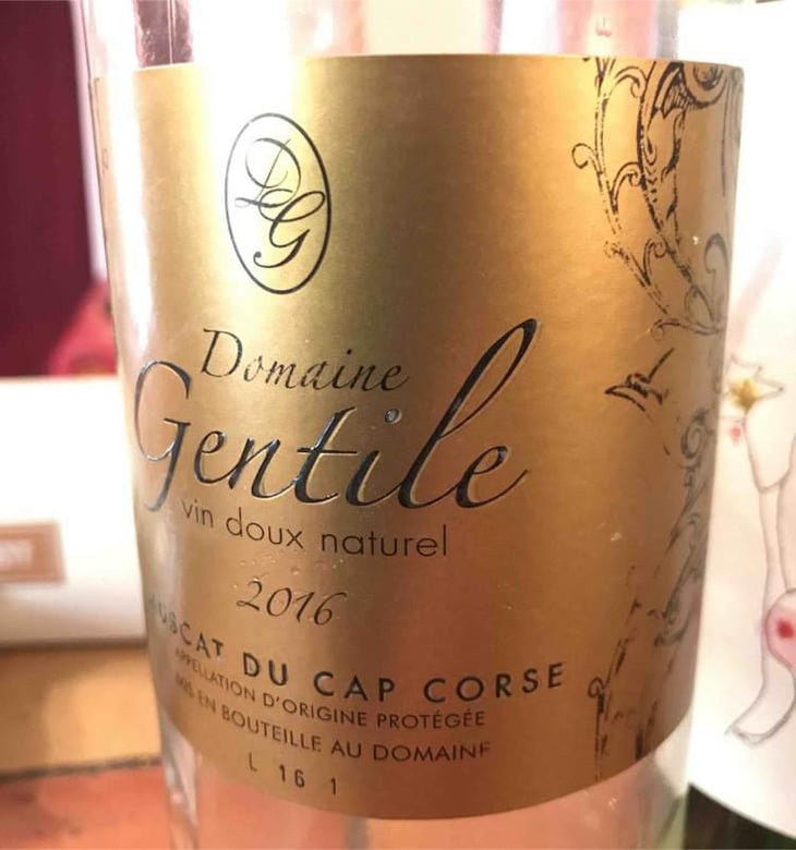 Muscat Du Cap Corse - Domaine Gentile - Jean-Paul Gentile 