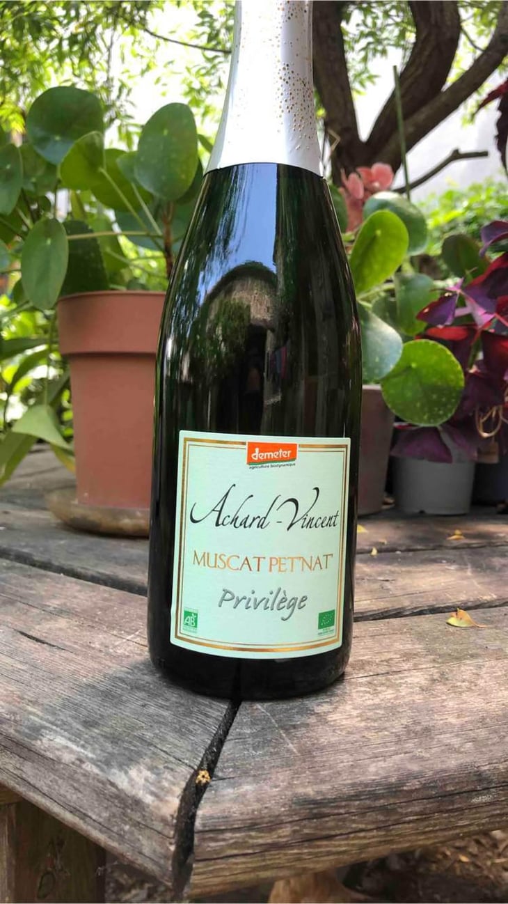 Muscat Pet Nat "Privilège" - Achard-Vincent - Thomas Achard 
