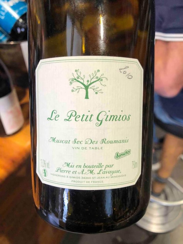 Muscat Sec Des Roumanis - Le Petit Domaine de Gimios - Anne-Marie Lavaysse 