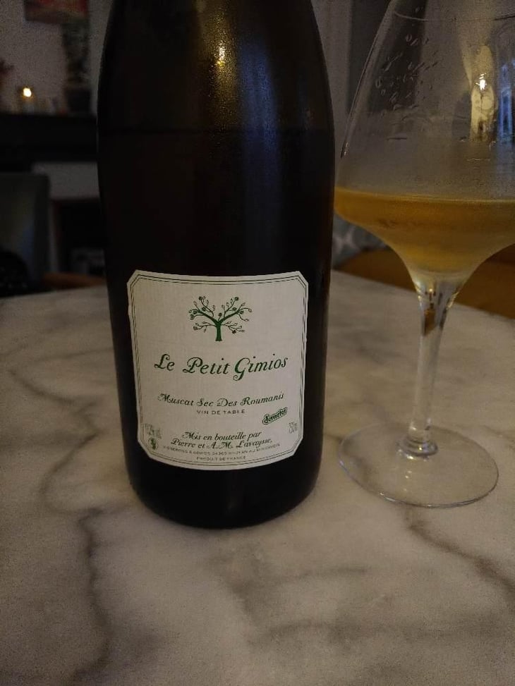 Muscat Sec Des Roumanis - Le Petit Domaine de Gimios - Anne-Marie Lavaysse 