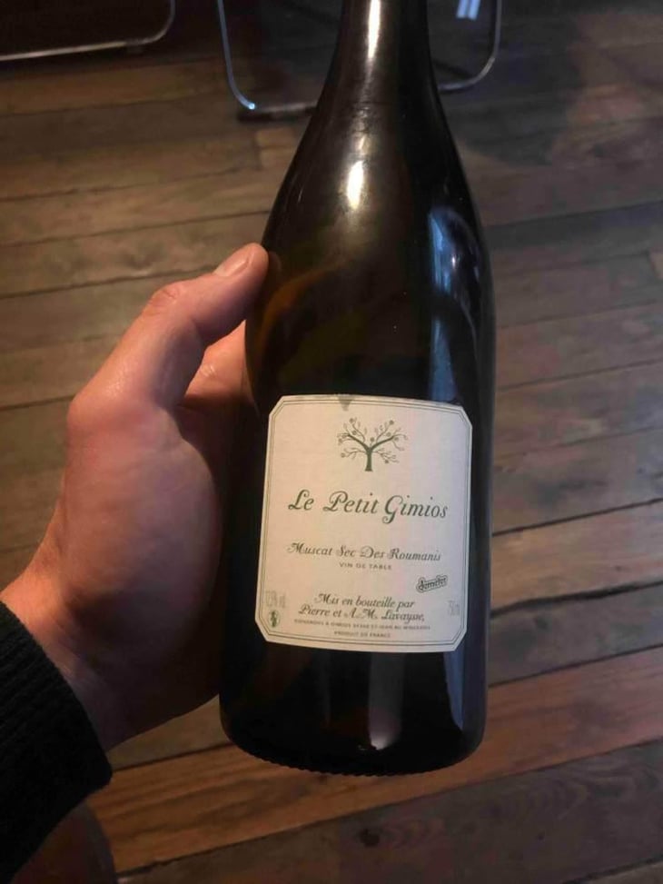 Muscat Sec Des Roumanis - Le Petit Domaine de Gimios - Anne-Marie Lavaysse 