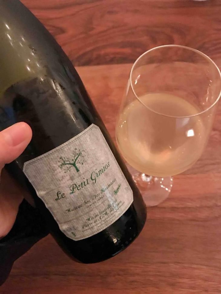 Muscat Sec Des Roumanis - Le Petit Domaine de Gimios - Anne-Marie Lavaysse 