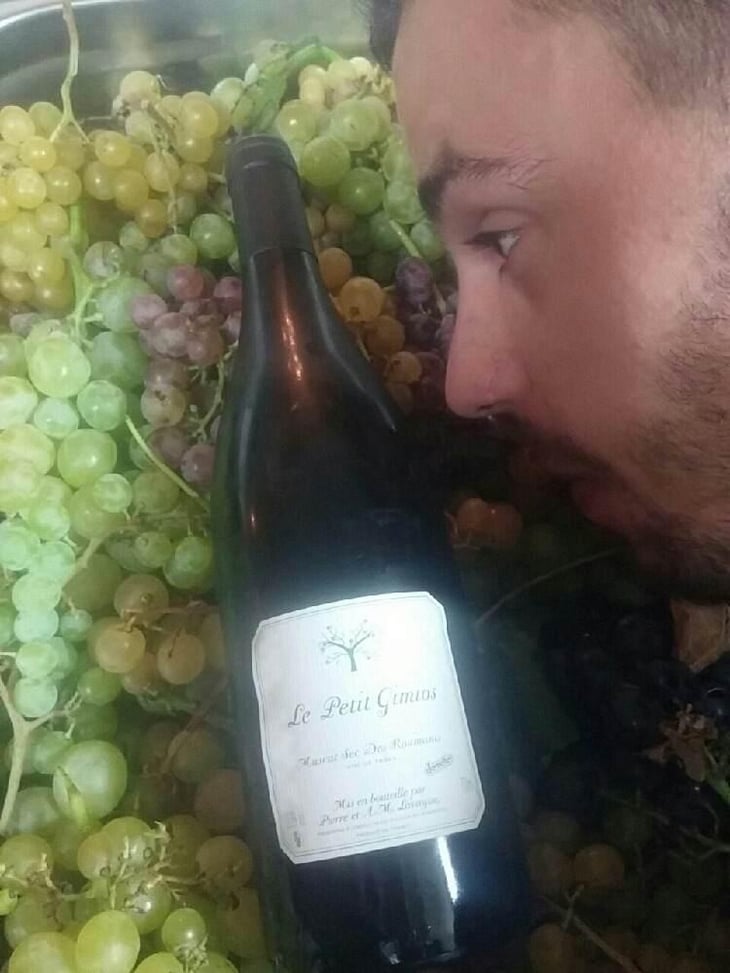 Muscat Sec Des Roumanis - Le Petit Domaine de Gimios - Anne-Marie Lavaysse 