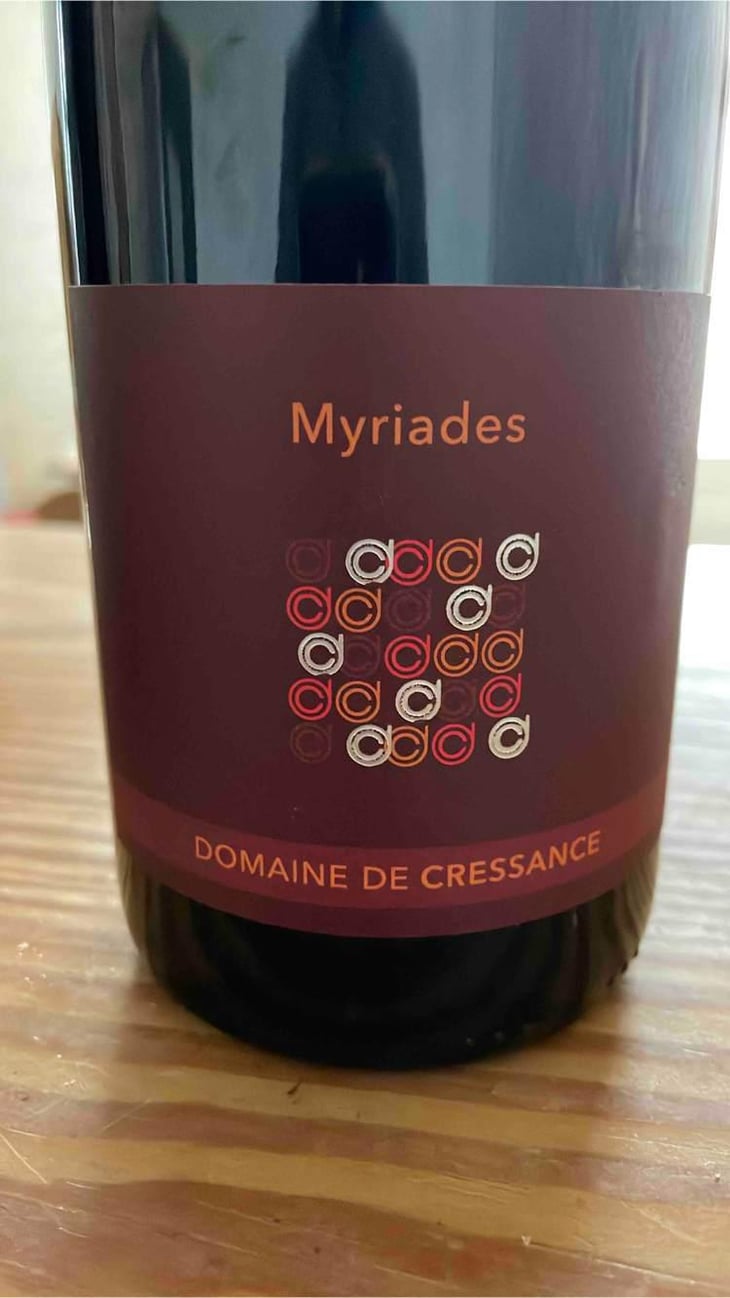 Myriades - Domaine de Cressance - Claude Jeandrot 