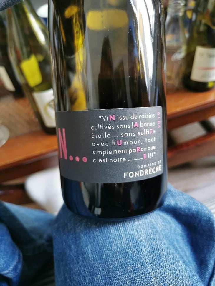 N... - Domaine de Fondrèche - Nanou Barthélémy & Sébastien Vincenti -2019
