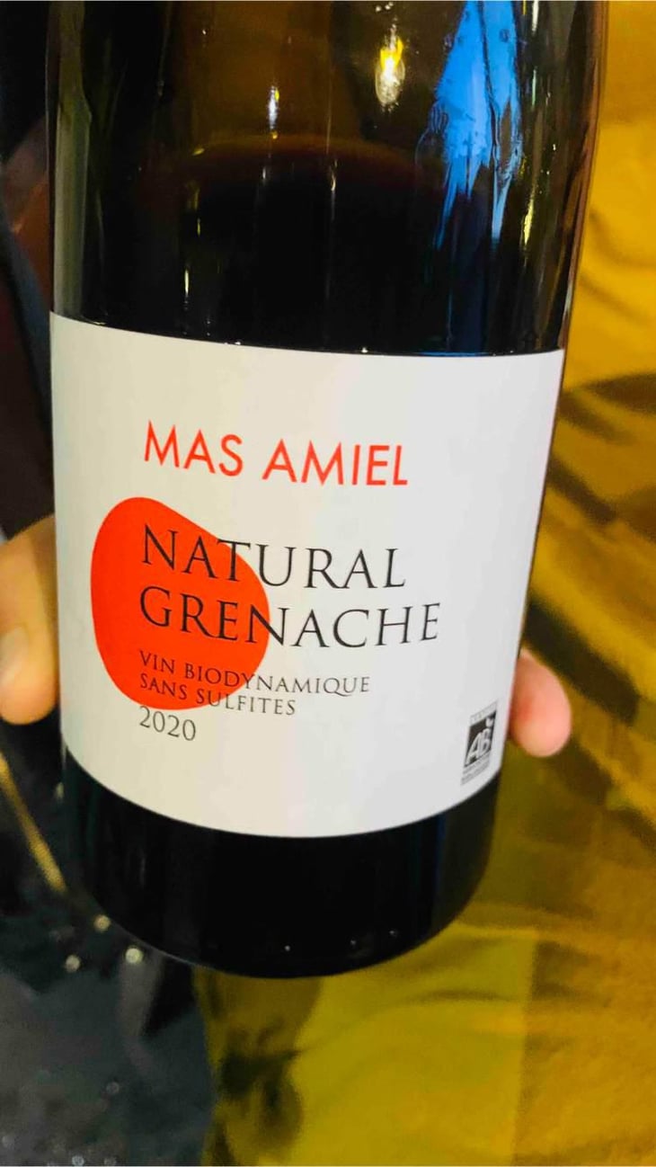 Natural Grenache - Mas Amiel - Nicolas Raffy -2020