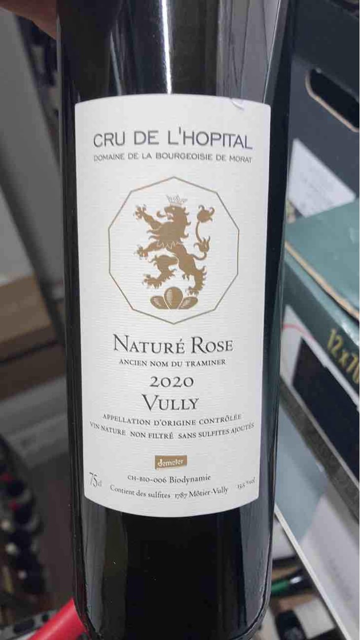 Naturé Rose - Cru de l'Hôpital - Christian Vessaz 